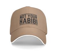 Cappellino da Berretto da Baseball Not Your Habibi Cappellino con Visiera