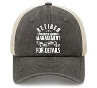 Cappellino da Berretto da Baseball Retired Under New Management See Wife