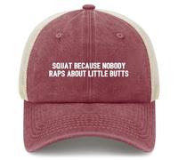 Cappellino da Berretto da Baseball Squat Because Nobody Raps About Little