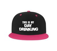 Cappellino da Berretto da Baseball This Is My Day Drinking Regolabile Chapeus Protezione Solare Protezione Solare Cappello da Baseball Donna per Outdoor Homem Donna