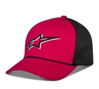 Cappellino da camionista Alpinestars Ageless Shadow rosso-nero