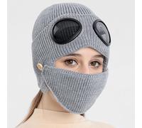 Cappellino Da Donna Lavorato a Maglia Cappellini Scaldaorecchie Occhiali Da