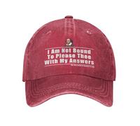 Cappellino da donna "Sono destinato a compiacerti con le mie risposte"