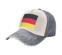 Cappellino da Escursionismo per Tutti, Berretto da Baseball in Denim consumato con Striscione Patriottico - 100% Cotone, Regolabile, per Escursionismo, Campeggio E Avventure All'Aria Aperta 2 One Size