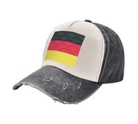 Cappellino da Escursionismo per Tutti, Berretto da Baseball in Denim consumato con Striscione Patriottico - 100% Cotone, Regolabile, per Escursionismo, Campeggio E Avventure All'Aria Aperta 3 One Size