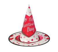 Cappellino da mago per Halloween con stampa Happy Valentine'S Day Carnevale | Accessorio versatile per feste e feste a tema