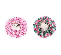 Cappellino da notte per bambini, in raso, regolabile, a doppio strato, in seta, per dormire, per la doccia, con caricatura, con elastico, per ragazze