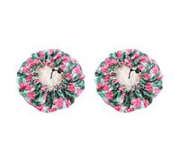 Cappellino da notte per bambini, in raso, regolabile, a doppio strato, in seta, per dormire, per la doccia, con caricatura, con elastico, per ragazze