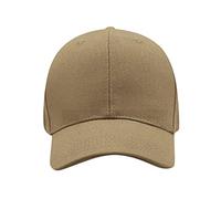 Cappellino da squash da uomo e da donna, alla moda, casual, cachi, Taglia unica