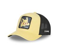 Cappellino da uomo e da donna Pikachu, Berretto Trucker, Pokemon, originale e autentico, giallo/nero, Taglia Unica