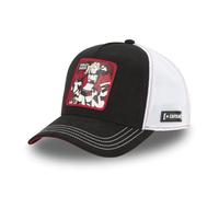 Cappellino da uomo e donna DC Comics, berretto Trucker regolabile da Snapback, nero/bianco/rosso, Taglia unica