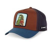 Cappellino da uomo e donna Rick e Morty, berretto da camionista, regolabile da Snapback, Marrone/Nero/Blu petrolio, Taglia unica