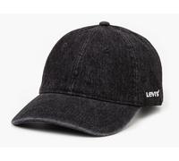 Cappellino da uomo in denim con curva regolabile Levi ~ Essential Regular Black