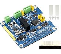 Cappellino di espansione CAN FD isolato a 2 canali per tutti i Raspberry Pi, supporta protocolli CAN2.0 e CAN FD, con controller CAN MCP2518FD + MCP2562FD CAN ricetrasmettitore a bordo multi circuiti