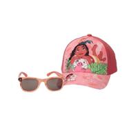 Cappellino e Occhiali da Sole Vaiana Set Bambini Originale - Cappellino Infantile Regolabile e Occhiali da Sole UV400 Protezione Solare Design Vaiana, Accessori Estate Bambino e Bambina