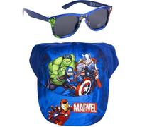 Cappellino e Occhiali Spiderman, Unisex, per Bambini, Design Originale, Regolabili e Leggeri, Ideali per L'Estate e Come Protezione Solare