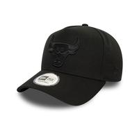 Cappellino EFrame monocromatico da uomo New Era ~ Chicago Bulls nero