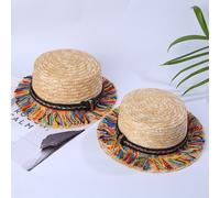 Cappellino Estivo Cappello Di Paglia Del Sole Da Spiaggia Per Il