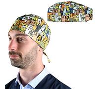 GIMA CAPPELLINO FANTASIA - Cani smile - Taglia media (M), consigliata per uomo e donna con capelli corti o medio-lunghi.