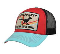 Cappellino Faster Than Wind by King Kerosin blu-rosso One Size
