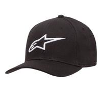 Cappellino Flexfit Alpinestars Ageless Curve da uomo, nero e bianco