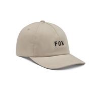 Cappellino fox wordmark beige