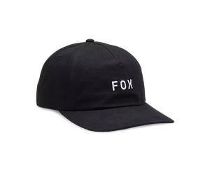 Cappellino FX WORDMARK Nero Bianco FOX - UN: UN