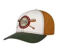 Stetson Home Run Academy Cappellino da baseball, da donna/uomo, con fibbia in metallo, fodera, primavera, estate, autunno, inverno, primavera, estate, autunno, inverno, bianco-verde, Taglia unica