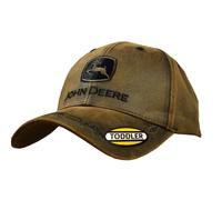 Cappellino in tela cerata per bambini John Deere Toddler - Marrone-Os