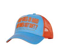 Cappellino King Kerosin Bubble Gum Azzurro Arancio