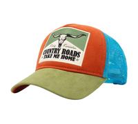 Cappellino King Kerosin Country Roads Arancio Verde