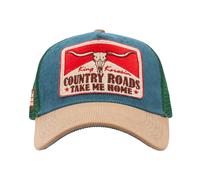 Cappellino King Kerosin Country Roads blu fumo Taglia unica