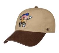 47 Brand Cappellino MLB New York Mets Cartoon Icon Ricamo Donut Clean Up T.U. Beige
