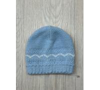 Cappellino Neonato La Rocca In Filo Di Cotone Taglia Unica Made In Italy
