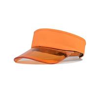 Cappellino Nero Bambini Donne Sun Color Baseball Fashion Visiera Solid Cap Trasparente Cappelli Da Baseball 47 Cap Uomo, Colore: arancione., Taglia unica