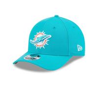 Cappellino New Era 9FORTY M-Crown Turchese della squadra NFL dei Miami Dolphins