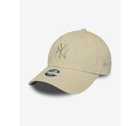 Cappellino New Era MLB Cord 9FORTY New York Yankees bianco crema donna