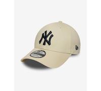 Cappellino New Era MLB Side Patch 9FORTY New York Yankees bianco crema nero