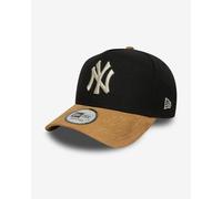 New Era - NY Yankees E-frame - Cappellino nero con visiera beige in camoscio a contrasto-Multicolore One Size