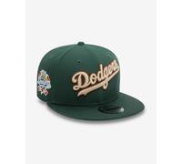 Cappellino New Era Wordmark Patch 9Fifty MLB Los Angeles Dodgers verde beige marrone - S-M