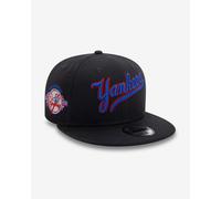 Cappellino New Era Wordmark Patch 9Fifty MLB New York Yankees nero blu rosso - S-M