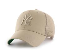 47 Brand - New York Yankees - Cappellino beige tono su tono con rete sul retro-Neutro One Size