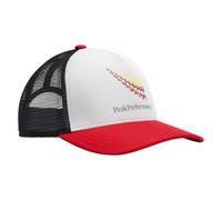 Cappellino peak performance pp trucker bianco rosso