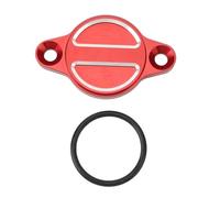 Cappellino per alloggiamento del filtro dell'olio, tappo del filtro dell'olio di motociclisti, in lega di alluminio CNC 6063 Alta resistenza per i mostri Multistrada SuperSport, (Rosso)