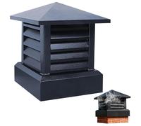 Cappellino per camino con protezione per uccelli e design traspirante per la protezione della canna fumaria esterna