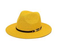 Cappellino Personalizzato - Cappello di a Larga Cappello Panama Jazz Cappello Fedora Cappello da Sole da Viaggio da Spiaggia da Donna Cappello da Pescatore