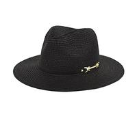 Cappellino Personalizzato - Cappello di a Larga Cappello Panama Jazz Cappello Fedora Cappello da Sole da Viaggio da Spiaggia da Donna Cappello da Pescatore