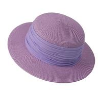 Cappellino Pescatore Donna - Cappello da Donna in Stile Francese per L'Estate Un Elegante Cappello da Sole a Tesa Piatta Perfetto per Il Mare e la Spiaggia