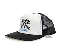 Cappellino Powell Peralta Rat Bone Trucker Black & White