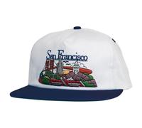 Cappellino Real Skateboards Sfc Snapback White Blue